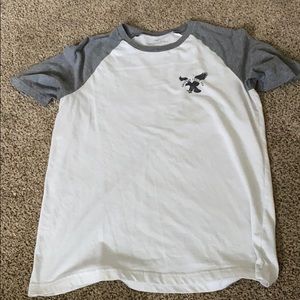 Grey/White American Eagle Tee